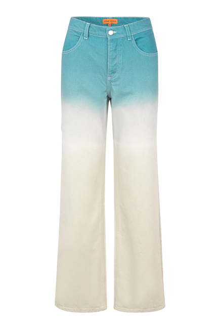 Joelle Dip Dye Wide-Leg Denim Jeans